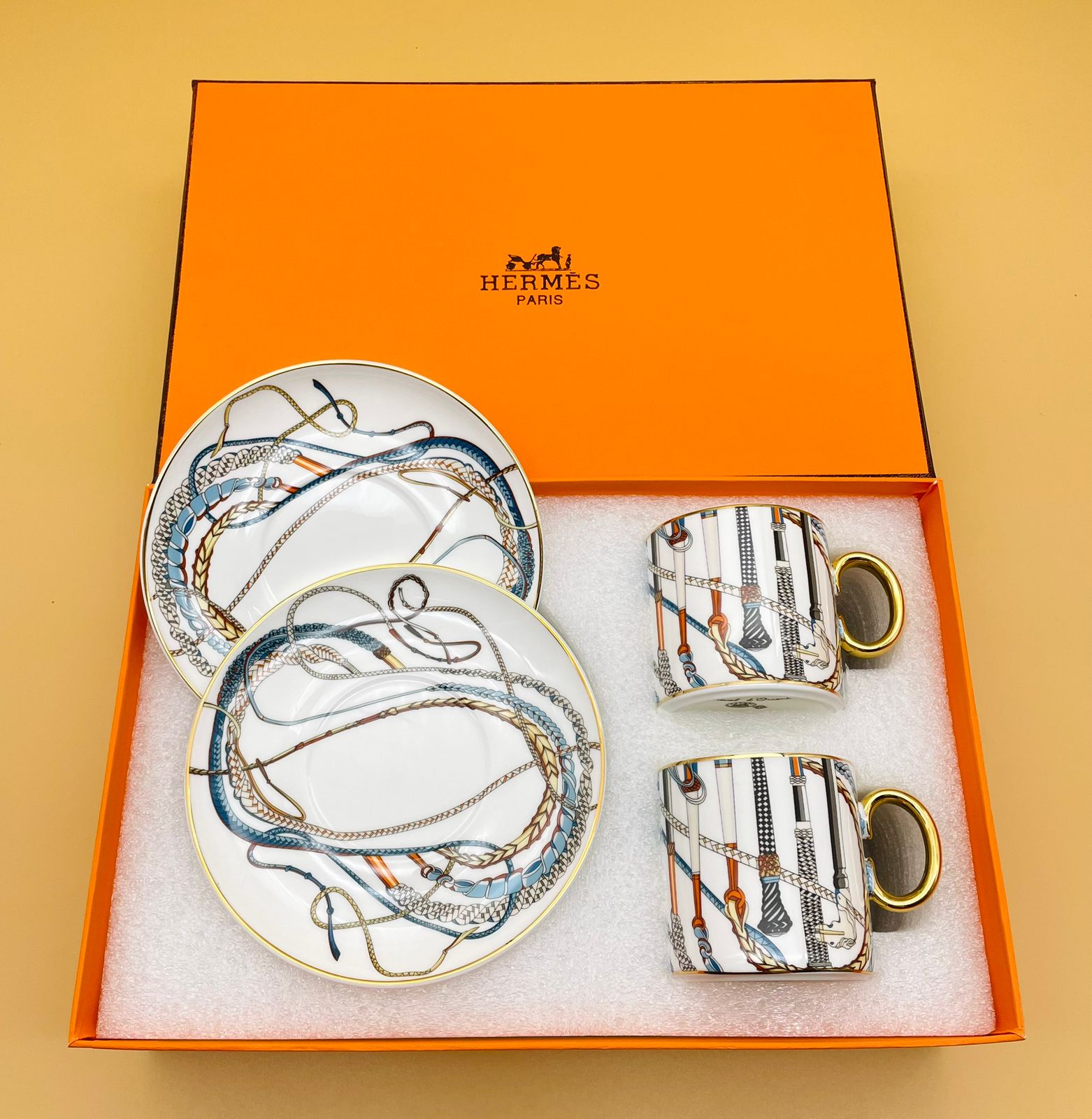 Hermes Tea set of two